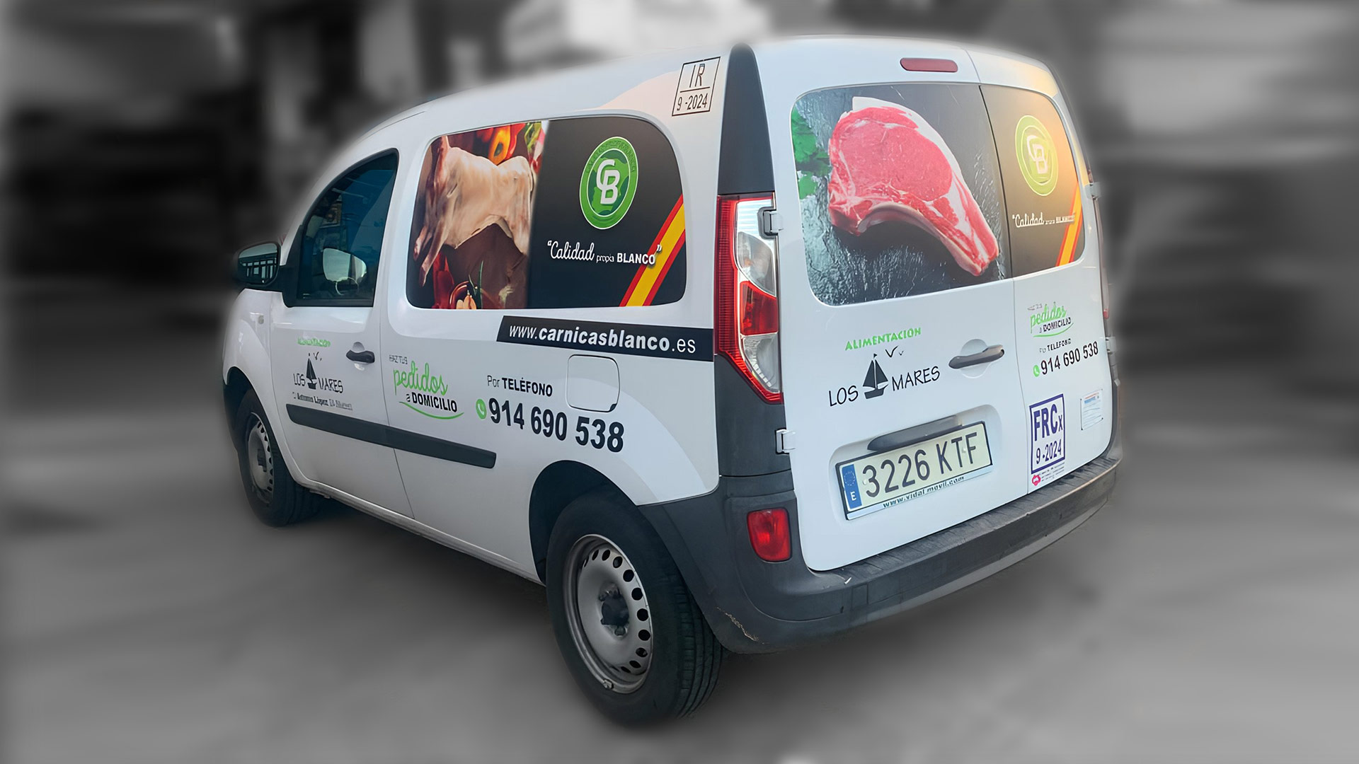 Rotulacion de furgoneta comercial
